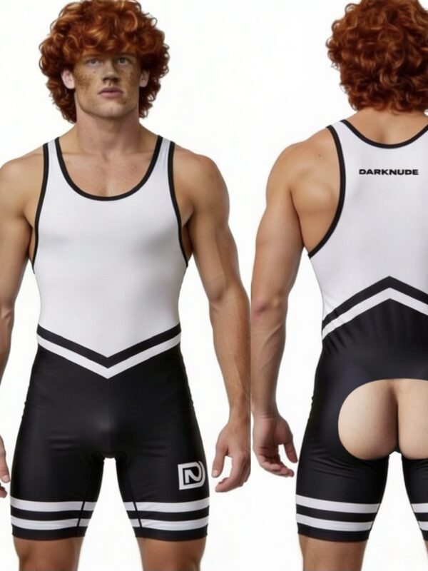 DARKNUDE Singlet [Backless] white