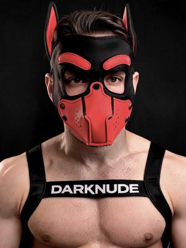 DARKNUDE PUPPY MASK [red]