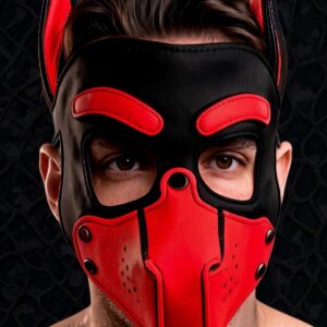 DARKNUDE PUPPY MASK [red]